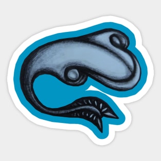 The Whale-fish Sticker